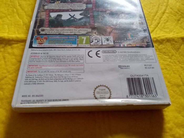 Lego Pirates of the Caribbean The video game Nintendo Wii Games Original