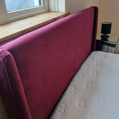 Habitat King bedframe & matress