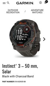 Garmin Instinct 3 Solar 50mm