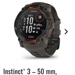 Garmin Instinct 3 Solar 50mm