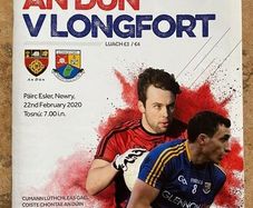 2020 Down v Longford - GAA Allianz Football League Programme
