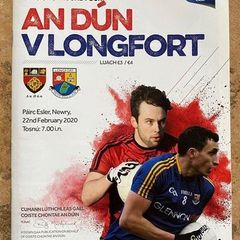 2020 Down v Longford - GAA Allianz Football League Programme