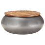 Coffee Table Grey 68x68x30 cm Solid Reclaimed Wood Image 9