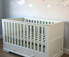 nursery cot/toddler bed & rocking chair
