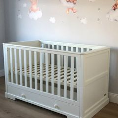 nursery cot/toddler bed & rocking chair