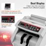 Banknotes Counter With LED Display, Professional Note Counter With Counterfeit Detector, UV/MG, 1000 Bills/Minute, Counts Only Number of Sheets Image 6