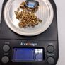 Vintage 9ct yellow gold aquamarine necklace Image 10