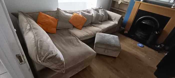 L shaped couch