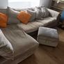 L shaped couch Image 6