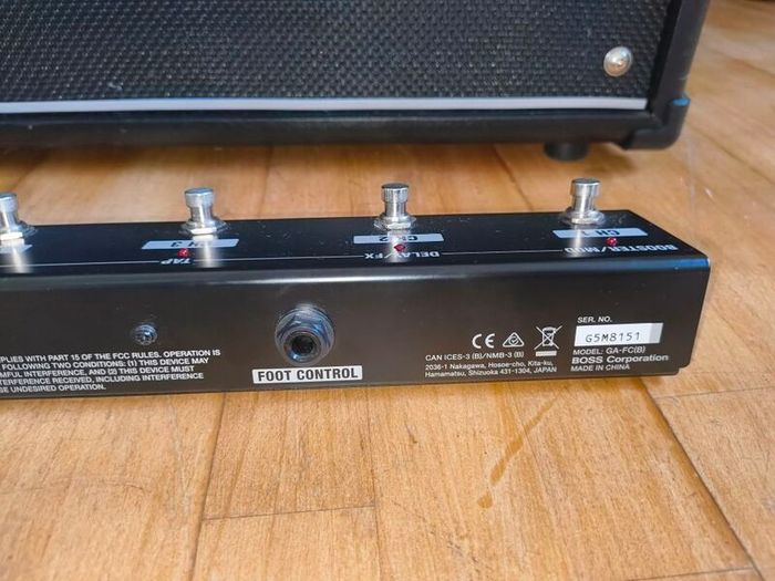 Boss Katana 100 mk2 & GA-FC Footswitch