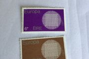 Pair of Ireland Europa stamps