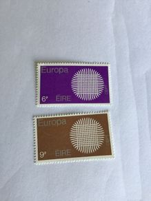 Pair of Ireland Europa stamps