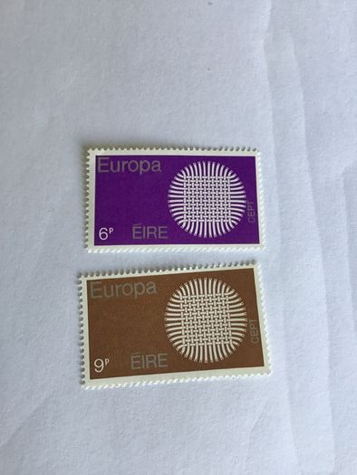 Pair of Ireland Europa stamps