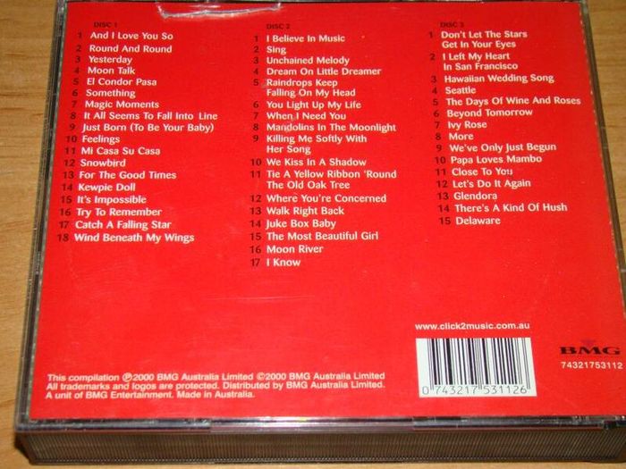Free Postage! Legendary Perry Como. 3 x CD.