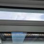 White PVC triple glazed glass door Image 3