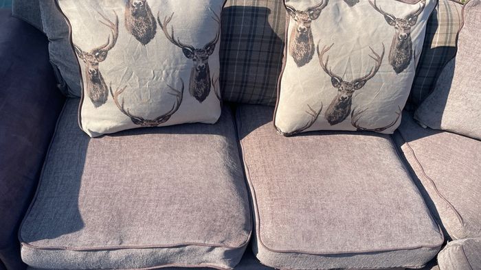 brown corner sofa