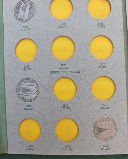 Irish Coin Library Florins, Halfcrowns