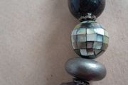 Accesorise Grey Beaded Necklace