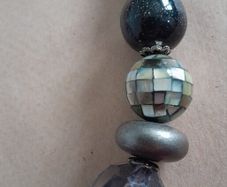 Accesorise Grey Beaded Necklace