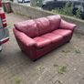 Genuine Leather Sofa bed Image 6