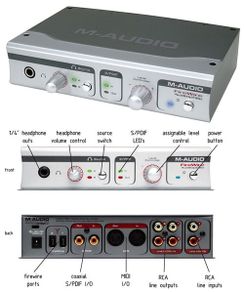 M audio firewire audiophile