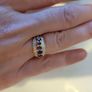 9ct Amethyst and Diamond Vintage Ring Image 2