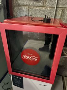 coca cola mini fridge