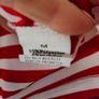Red and White Ladies T Shirt Image 2