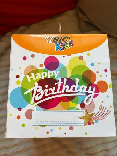 BIC Kids Colouring Box Birthday Kit