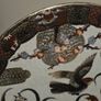 Vintage Japanese Lovebirds Satsuma Plate Image 5
