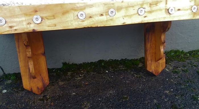 Rustic Chunky floating shelf / display