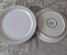 Denby Natural Canvas plates x 4