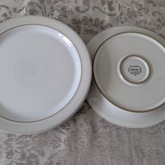 Denby Natural Canvas plates x 4