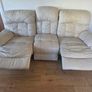 3 & 2 Seater leather couch Image 2