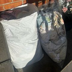 free bags of bedding duvets etc