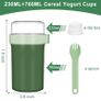 Brand New IWTTWY cereal cup to go, yogurt cup to go large 760ml 230ml with dressing container, Image 2