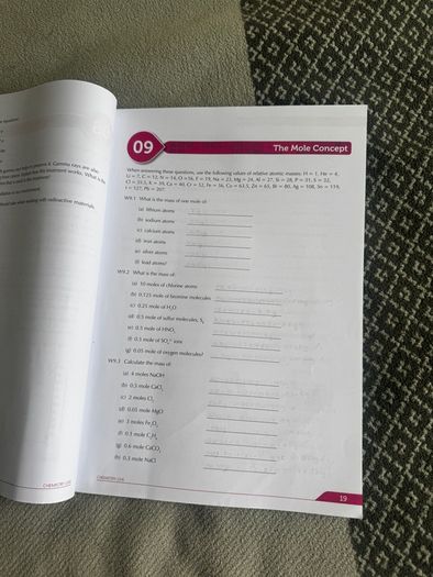 Chemistry live 3 piece book set