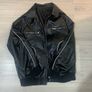 Vintage black leather jacket Image 3