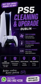 PS5 Cleaning and Overheating Fix in Dublin