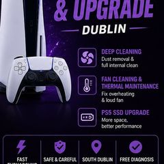 PS5 Cleaning and Overheating Fix in Dublin