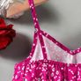 Girls hot pink dress Image 5