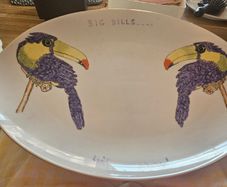 Handpainted Serving Plate