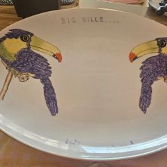 Handpainted Serving Plate