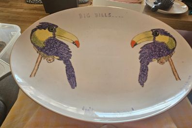 Handpainted Serving Plate