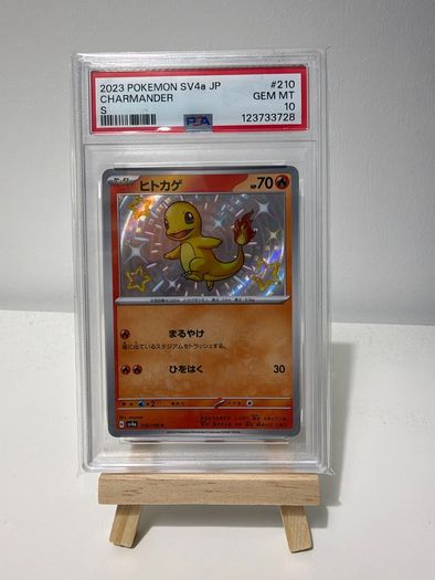 Charmander S Pokemon Japanese Sv4a-shiny Treasure Ex 2023 210 Psa 10 Slab
