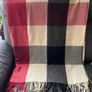 Cream/Red/Black/Grey/Pink Oversized Scarf Shawl Pashmina Image 2