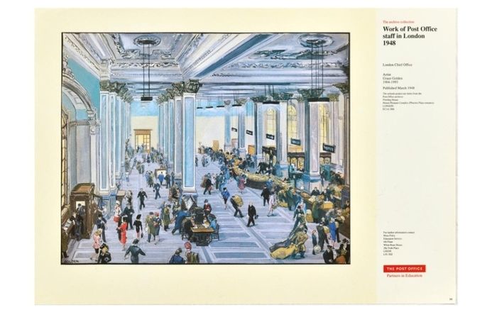 Vintage Posters Post Office Grace L. Golden