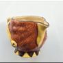Vintage character 'Price Bros' face jug mid century ceramic pottery jester clown Toby pitcher Image 6