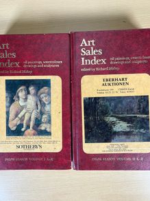 2 x 1985-86 Art Sales Index Books | Edited by Richard Hislop | Reference Set