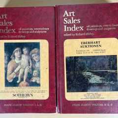 2 x 1985-86 Art Sales Index Books | Edited by Richard Hislop | Reference Set
